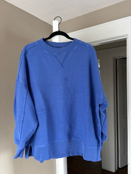 aerie Tops - aerie Crewneck Ribbed Sweatshirt